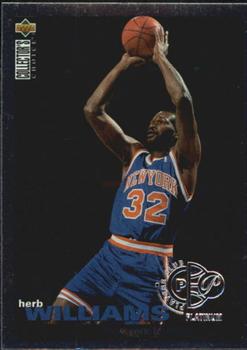 1995-96 Collector's Choice - Platinum Player's Club #84 Herb Williams Front