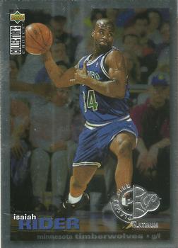 1995-96 Collector's Choice - Platinum Player's Club #101 Isaiah Rider Front