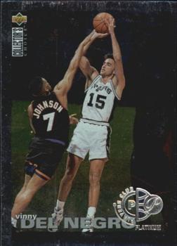 1995-96 Collector's Choice - Platinum Player's Club #115 Vinny Del Negro Front