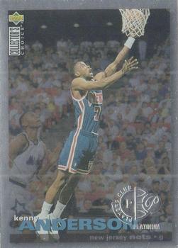 1995-96 Collector's Choice - Platinum Player's Club #127 Kenny Anderson Front