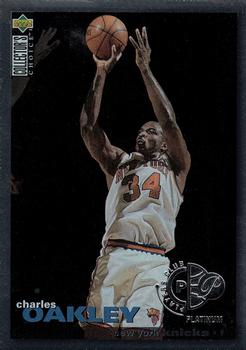1995-96 Collector's Choice - Platinum Player's Club #132 Charles Oakley Front