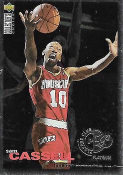 1995-96 Collector's Choice - Platinum Player's Club #142 Sam Cassell Front