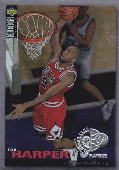 1995-96 Collector's Choice - Platinum Player's Club #159 Ron Harper Front