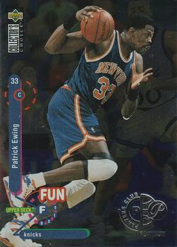 1995-96 Collector's Choice - Platinum Player's Club #183 Patrick Ewing Front