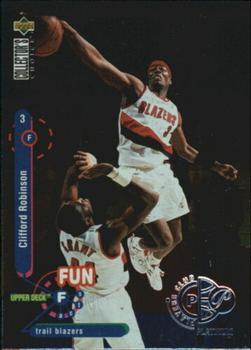 1995-96 Collector's Choice - Platinum Player's Club #187 Clifford Robinson Front