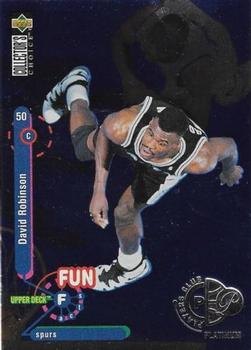 1995-96 Collector's Choice - Platinum Player's Club #189 David Robinson Front