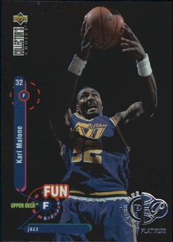 1995-96 Collector's Choice - Platinum Player's Club #192 Karl Malone Front