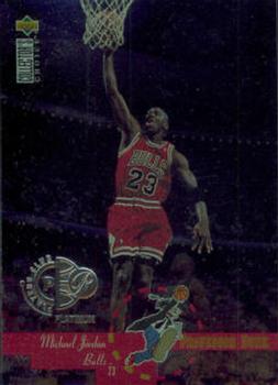 1995-96 Collector's Choice - Platinum Player's Club #195 Michael Jordan Front