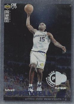 1995-96 Collector's Choice - Platinum Player's Club #229 Latrell Sprewell Front