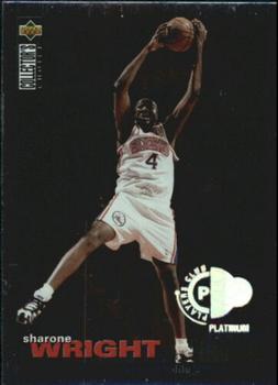 1995-96 Collector's Choice - Platinum Player's Club #234 Sharone Wright Front