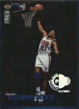 1995-96 Collector's Choice - Platinum Player's Club #236 Kevin Edwards Front