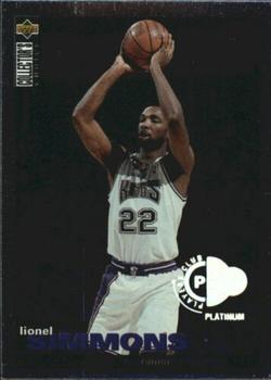 1995-96 Collector's Choice - Platinum Player's Club #254 Lionel Simmons Front