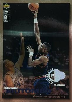 1995-96 Collector's Choice - Platinum Player's Club #255 Dikembe Mutombo Front