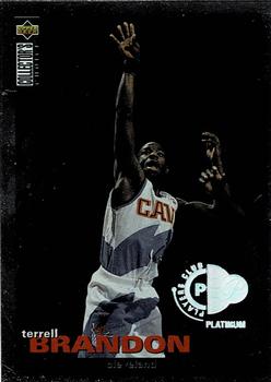 1995-96 Collector's Choice - Platinum Player's Club #257 Terrell Brandon Front