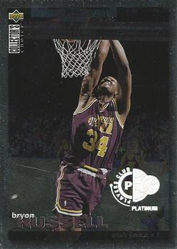 1995-96 Collector's Choice - Platinum Player's Club #260 Bryon Russell Front