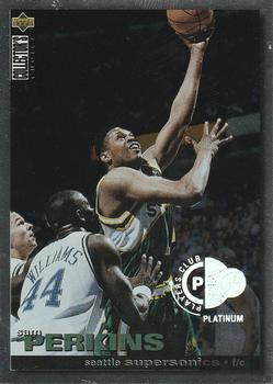 1995-96 Collector's Choice - Platinum Player's Club #264 Sam Perkins Front