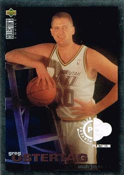 1995-96 Collector's Choice - Platinum Player's Club #280 Greg Ostertag Front