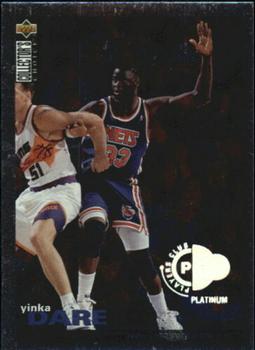 1995-96 Collector's Choice - Platinum Player's Club #282 Yinka Dare Front