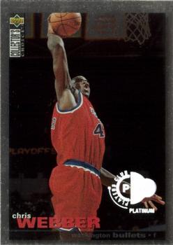 1995-96 Collector's Choice - Platinum Player's Club #294 Chris Webber Front