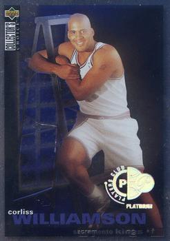 1995-96 Collector's Choice - Platinum Player's Club #308 Corliss Williamson Front
