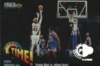 1995-96 Collector's Choice - Platinum Player's Club #362 Orlando Magic vs. Indiana Pacers Front