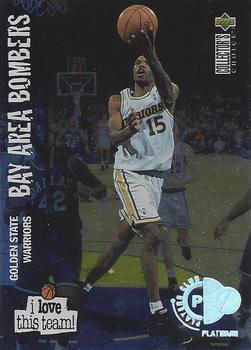 1995-96 Collector's Choice - Platinum Player's Club #374 Latrell Sprewell Front