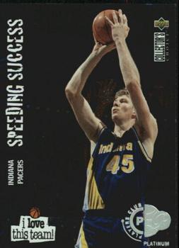 1995-96 Collector's Choice - Platinum Player's Club #376 Rik Smits Front