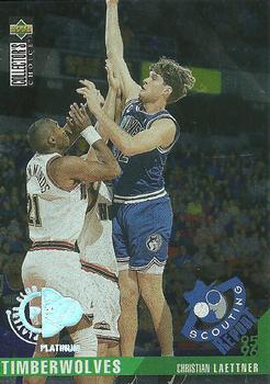 1995-96 Collector's Choice - Platinum Player's Club #336 Christian Laettner Front