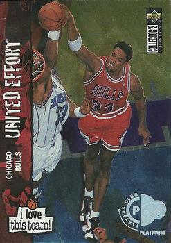 1995-96 Collector's Choice - Platinum Player's Club #369 Scottie Pippen Front