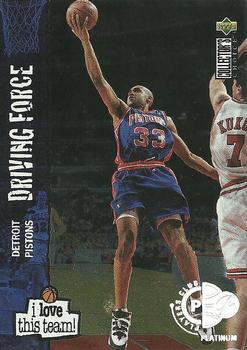 1995-96 Collector's Choice - Platinum Player's Club #373 Grant Hill Front