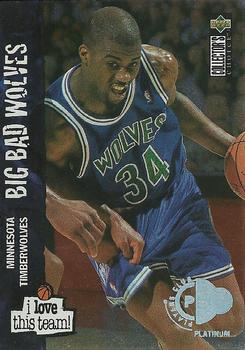 1995-96 Collector's Choice - Platinum Player's Club #381 Isaiah Rider Front
