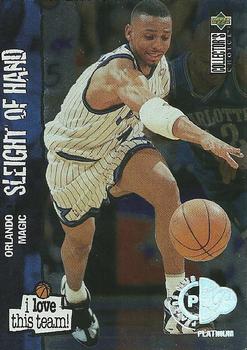 1995-96 Collector's Choice - Platinum Player's Club #384 Anfernee Hardaway Front