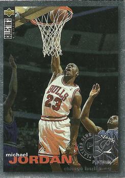 1995-96 Collector's Choice - Platinum Player's Club #45 Michael Jordan Front