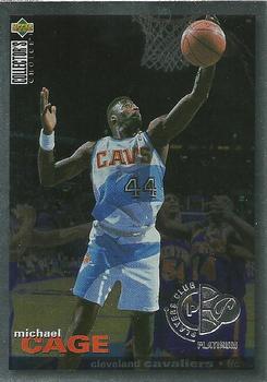 1995-96 Collector's Choice - Platinum Player's Club #75 Michael Cage Front