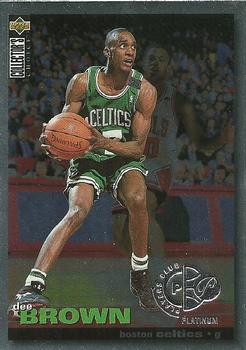 1995-96 Collector's Choice - Platinum Player's Club #7 Dee Brown Front