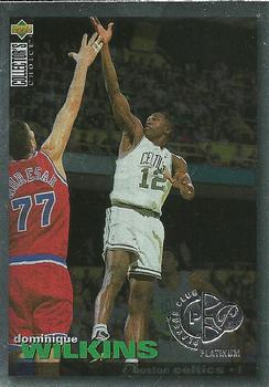 1995-96 Collector's Choice - Platinum Player's Club #89 Dominique Wilkins Front