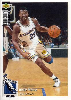 1995-96 Collector's Choice European Stickers #3 Ricky Pierce Front