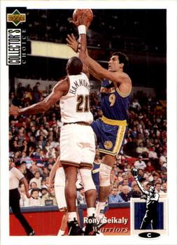 1995-96 Collector's Choice European Stickers #9 Rony Seikaly Front