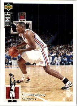 1995-96 Collector's Choice European Stickers #16 Lamond Murray Front