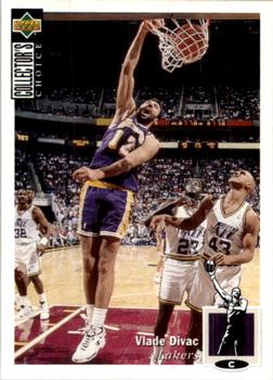 1995-96 Collector's Choice European Stickers #24 Vlade Divac Front