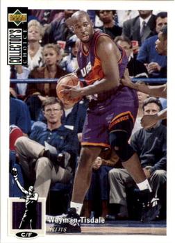 1995-96 Collector's Choice European Stickers #32 Wayman Tisdale Front