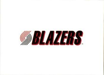 1995-96 Collector's Choice European Stickers #33 Portland Trail Blazers Logo Front