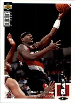 1995-96 Collector's Choice European Stickers #39 Clifford Robinson Front