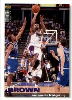 1995-96 Collector's Choice European Stickers #42 Randy Brown Front