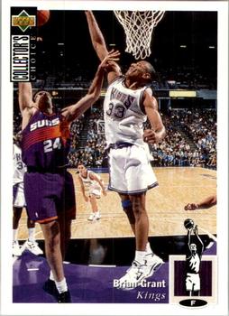 1995-96 Collector's Choice European Stickers #46 Brian Grant Front