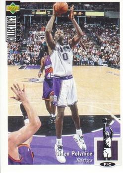1995-96 Collector's Choice European Stickers #47 Olden Polynice Front