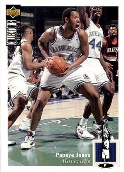 1995-96 Collector's Choice European Stickers #63 Popeye Jones Front