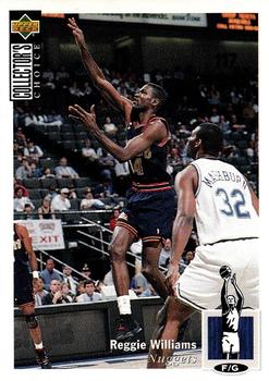 1995-96 Collector's Choice European Stickers #69 Reggie Williams Front
