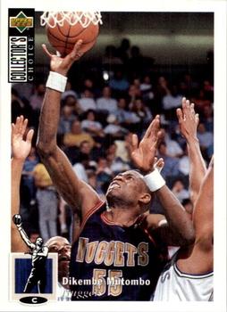 1995-96 Collector's Choice European Stickers #71 Dikembe Mutombo Front