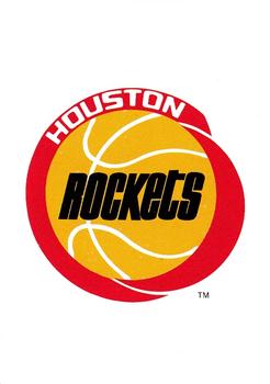 1995-96 Collector's Choice European Stickers #72 Houston Rockets Logo Front